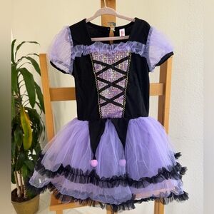 Purple and Black Kids Kuromi Costume Dress 6/7